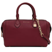 Michael Kors Grayson Leather Satchel Bag- Mulberry