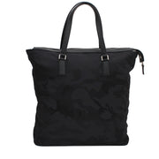 Michael Kors Kent Large Camouflage Nylon Tote Bag- Black