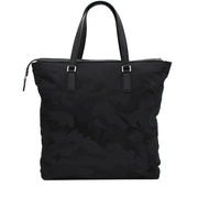 Michael Kors Kent Large Camouflage Nylon Tote Bag- Black