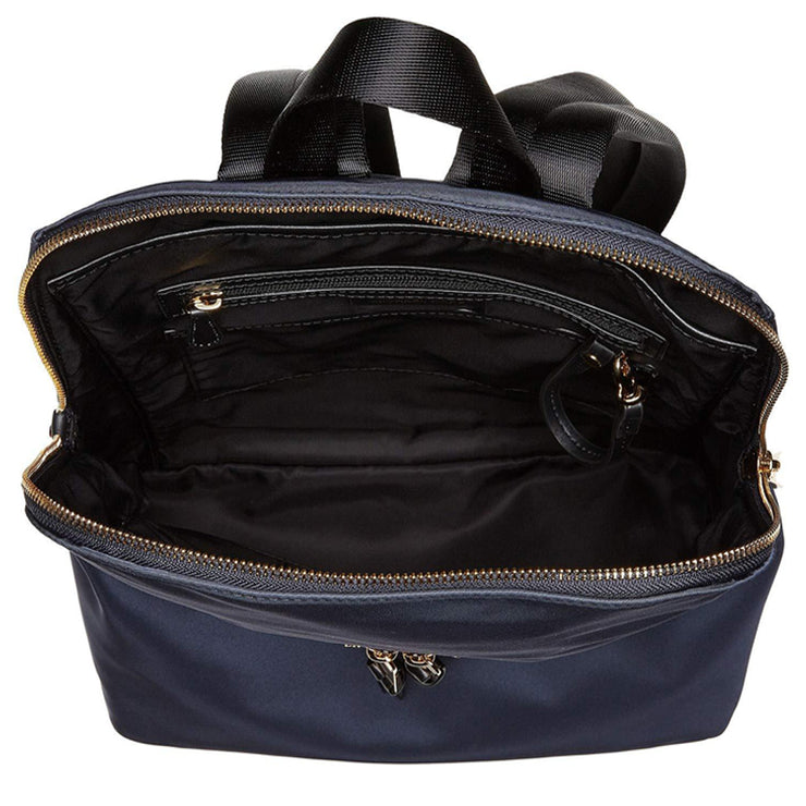 Michael Kors Polly Medium Slim Nylon Backpack Bag- Admiral
