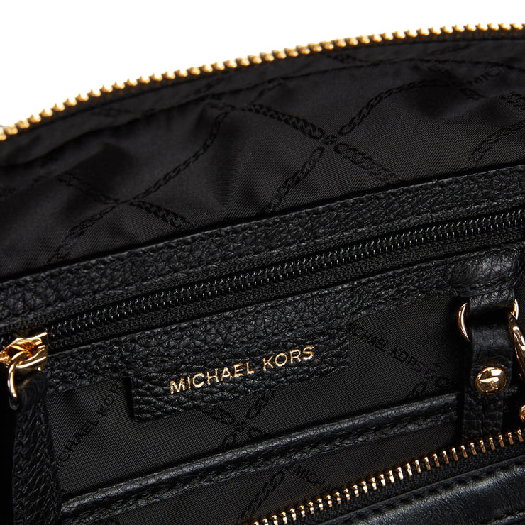 Michael Kors Bedford Legacy Medium Pebbled Leather Convertible Satchel Bag  –