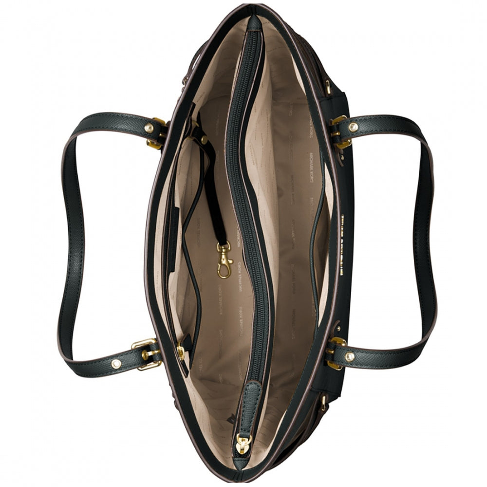 Michael Kors Voyager Small Crossgrain Leather Tote Bag 30H7GV6T9L