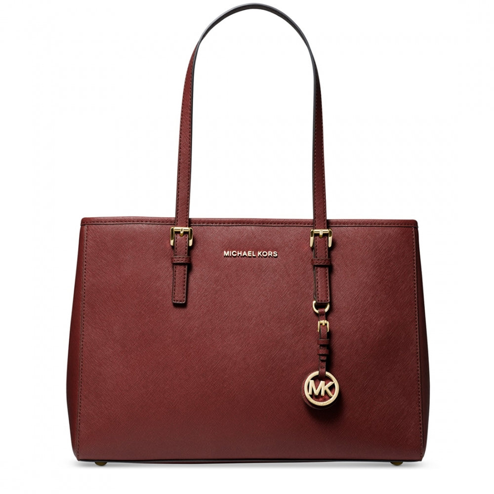 jet set travel large tote bag Michael Kors Jet Set Travel Large East West Leather Tote Bag – PinkOrchard.com