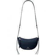 Michael Kors Camden Leather Small Messenger Bag- Navy