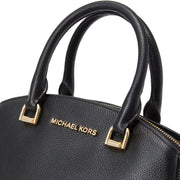 Michael Kors Maxine Medium Pebbled Leather Satchel Bag