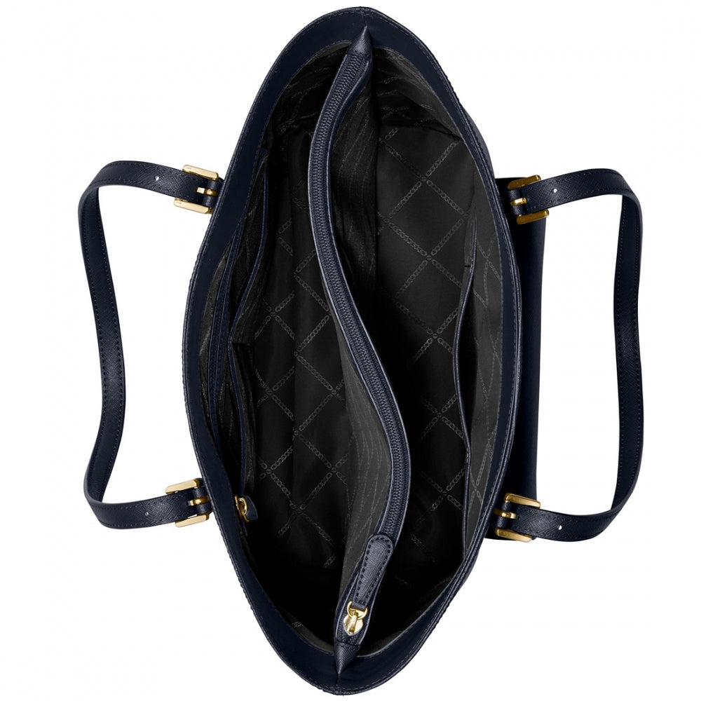 Michael Kors Jet Set Leather Large Pocket Multi-Function Tote Bag