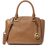 Michael Kors Maxine Small Pebbled Leather Messenger Bag