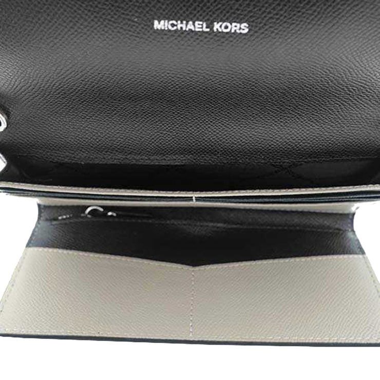 Michael Michael Kors Large Two-Tone Leather Convertible Chain Wallet
