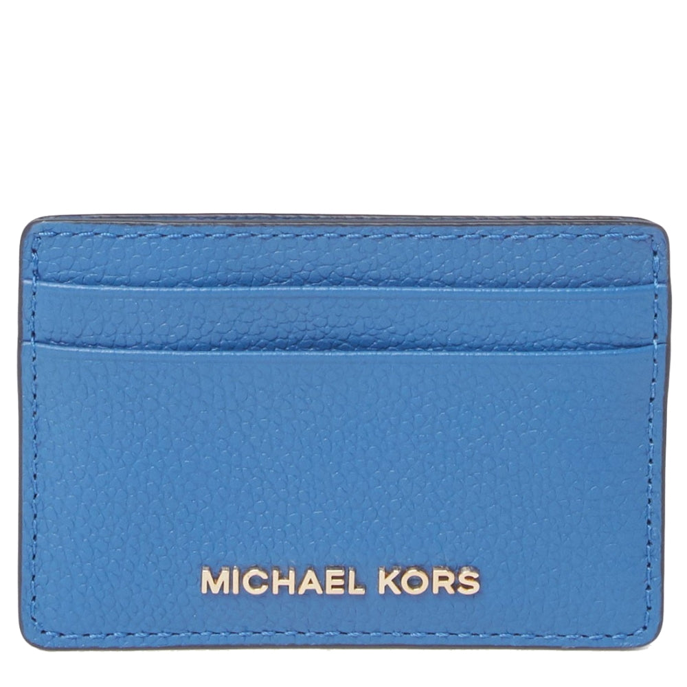 Michael kors blue card holder Clearance