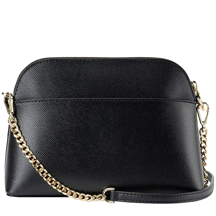 Michael Kors Large Crossgrain Leather Dome Crossbody Bag