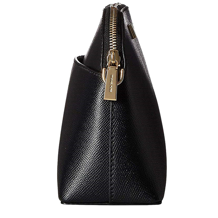 Large Crossgrain Leather Dome Crossbody Bag