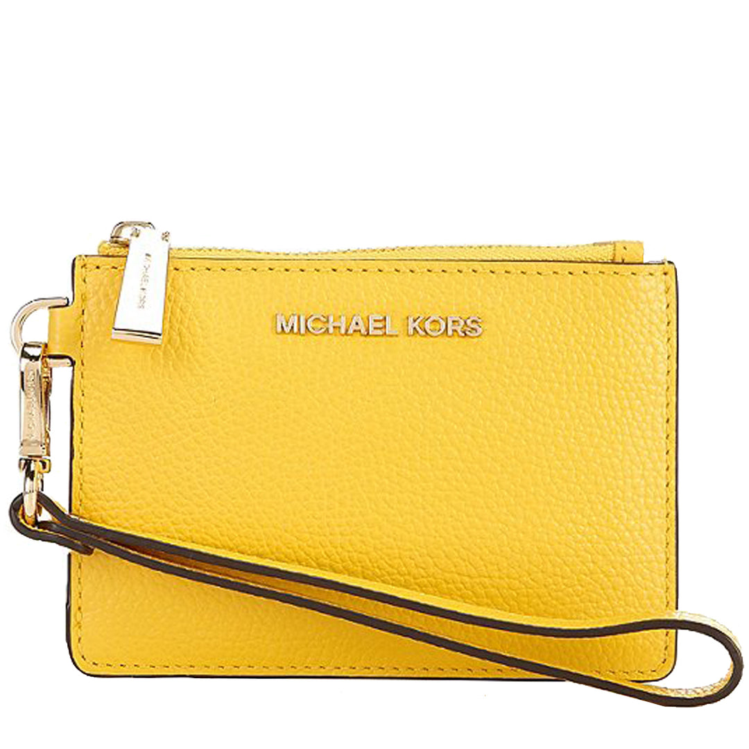 Michael Kors Mercer Leather Coin Purse in Sunflower PinkOrchard