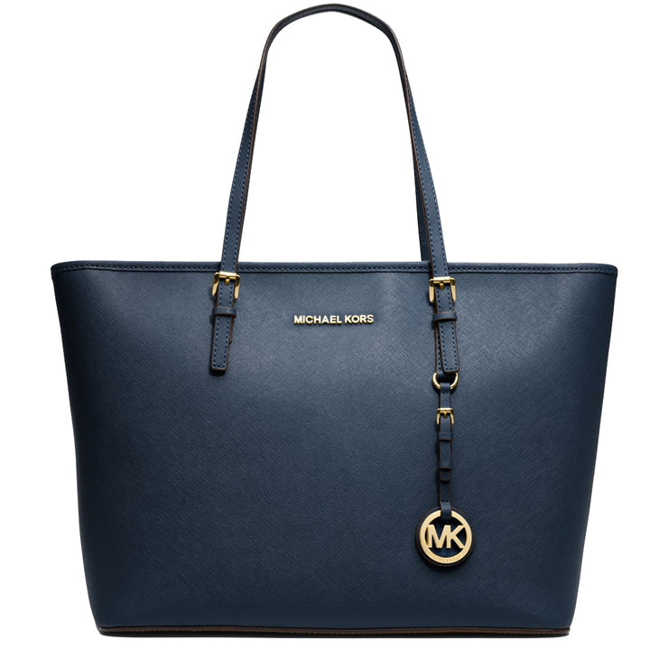 jet set travel large multifunction carryall tote bag Michael Kors Jet Set Travel Saffiano Leather Medium Top Zip Multi-Function Tote Bag in Navy 38S1GTVT8L – PinkOrchard.com