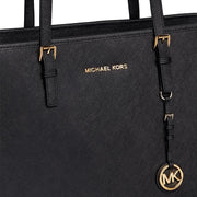 Michael Kors Jet Set Travel Saffiano Leather Medium Top Zip Multi-Function Tote Bag 38S1GTVT8L