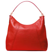 Michael Kors Sienna Large Pebbled Leather Shoulder Bag in Crimson 30F1G4SL3L