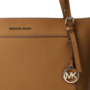 Michael Kors, Bags, Michael Kors 3t9gv6t9l Voyager Large Saffiano Leather  Topzip Navy Tote Bag
