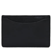 Jack Spade Crosshatched Leather Cardholder- Black