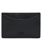 Jack Spade Crosshatched Leather Cardholder- Black