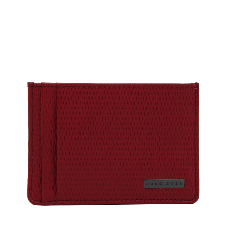 Hugo Boss Luber Card Holder- Medium Red