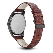Hugo Boss Watch 1513023- Brown Leather with Round Black Dial Men Watch