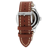 Hugo Boss Watch 1512723- Aeroliner Brown Leather with Round Black Dial Men Watch