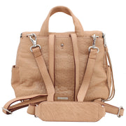 Rebecca Minkoff Zach Backpack-Crossbody-Shoulder Bag- Nude