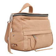 Rebecca Minkoff Zach Backpack-Crossbody-Shoulder Bag- Nude