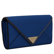 Rebecca Minkoff Oliver Saffiano Leather Continental Wallet- Blue