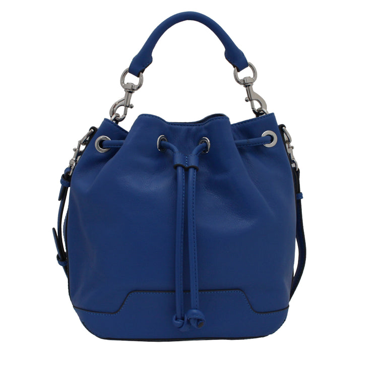 Rebecca Minkoff Fiona Bucket Bag- Majorca Blue