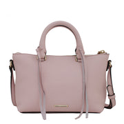 Rebecca Minkoff Micro Moto Satchel Bag- Pewter