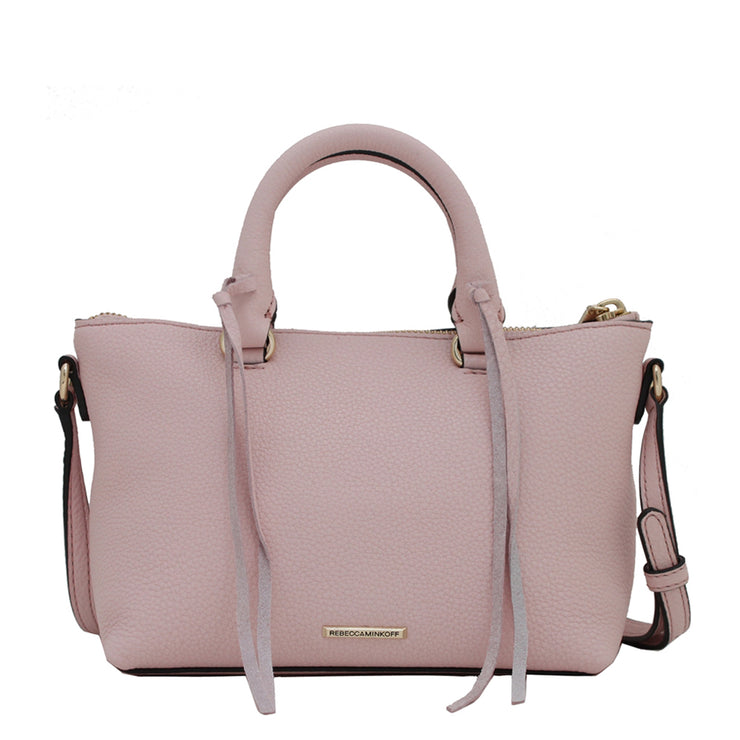 Rebecca Minkoff Micro Moto Satchel Bag- Baby Pink