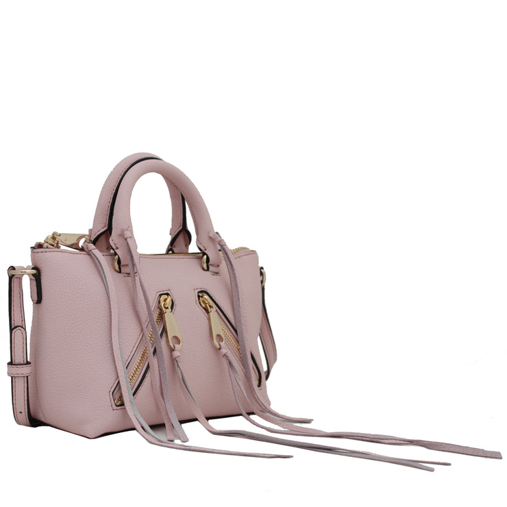 Rebecca Minkoff Micro Moto Satchel Bag- Baby Pink