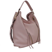Rebecca Minkoff Moto Hobo Bag- Baby Pink