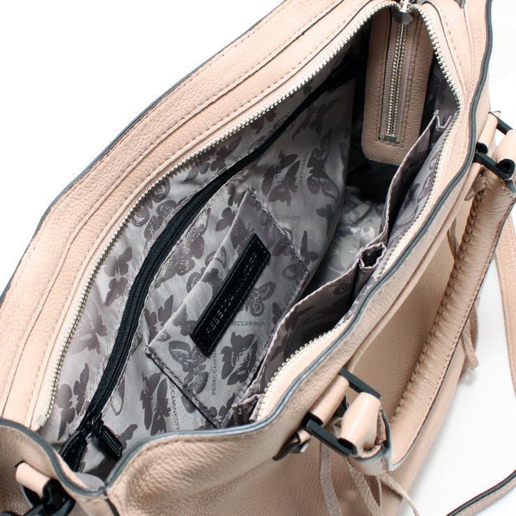 Rebecca Minkoff Regan Satchel Bag- Cemento
