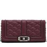 Rebecca Minkoff Love Clutch Bag- Burgundy