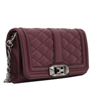 Rebecca Minkoff Love Clutch Bag- Burgundy