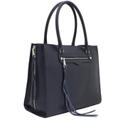 Rebecca Minkoff Side Zip Regan Tote Bag- Moon