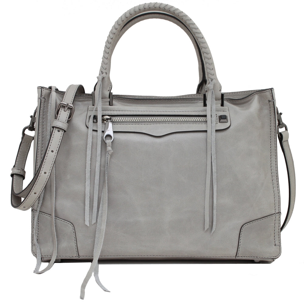 Rebecca Minkoff Regan Satchel Bag- Cemento