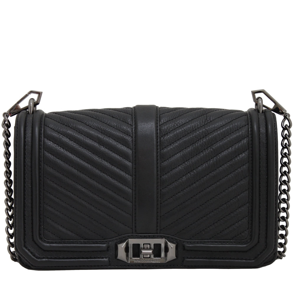 Rebecca minkoff chevron quilted on sale love crossbody