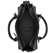 Rebecca Minkoff Regan Leather Satchel Bag- Black