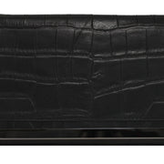 Botkier Croc Embossed Leather Misha Foldover Chain Strap Clutch