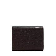 Furla Ostrich Embossed Classic Medium French Wallet