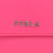 Furla Short Leather Wallet- Dragon Fruit