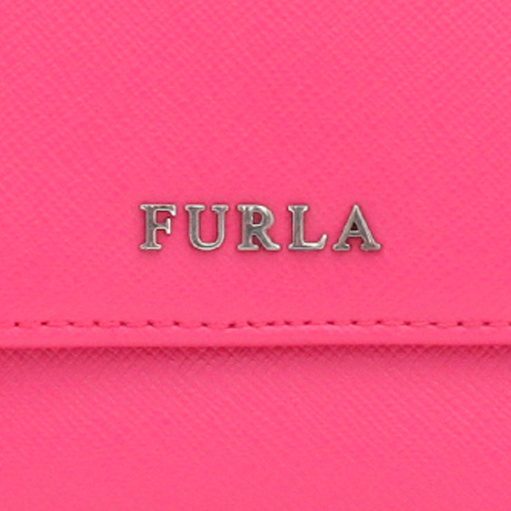 Furla Short Leather Wallet- Dragon Fruit