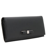 Furla Chantilly Long Leather Wallet- Onyx