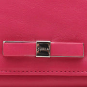 Furla Chantilly Long Leather Wallet- Dragon Fruit