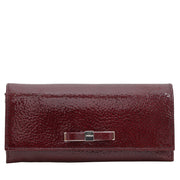 Furla Chantilly Long Leather Wallet- Merlot