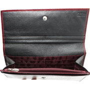 Furla Chantilly Long Leather Wallet- Merlot