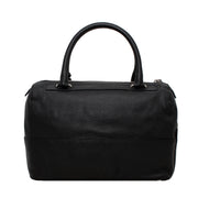Furla Textured Leather Laila Bauletto Bag- Onyx