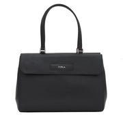 Furla Patty Saffiano Leather Tote Bag- Onyx